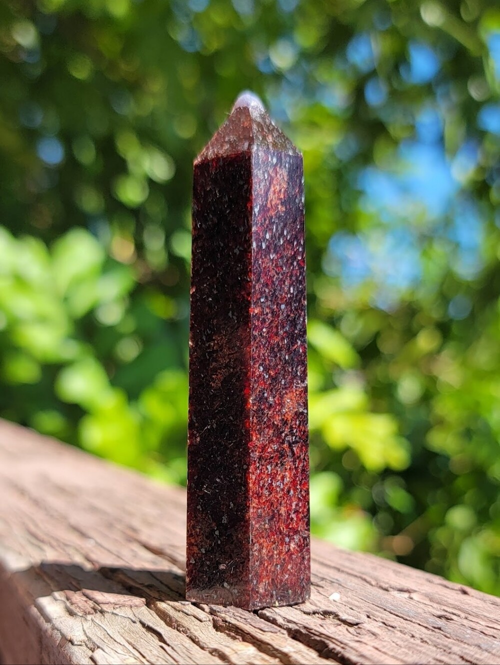 (B) NEW 3.37" RED MICA TOWER